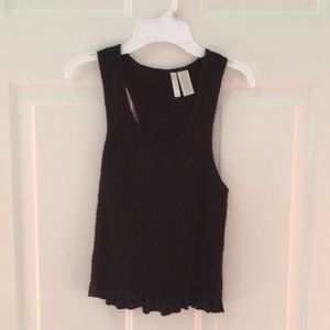 Japna large juniors black tank